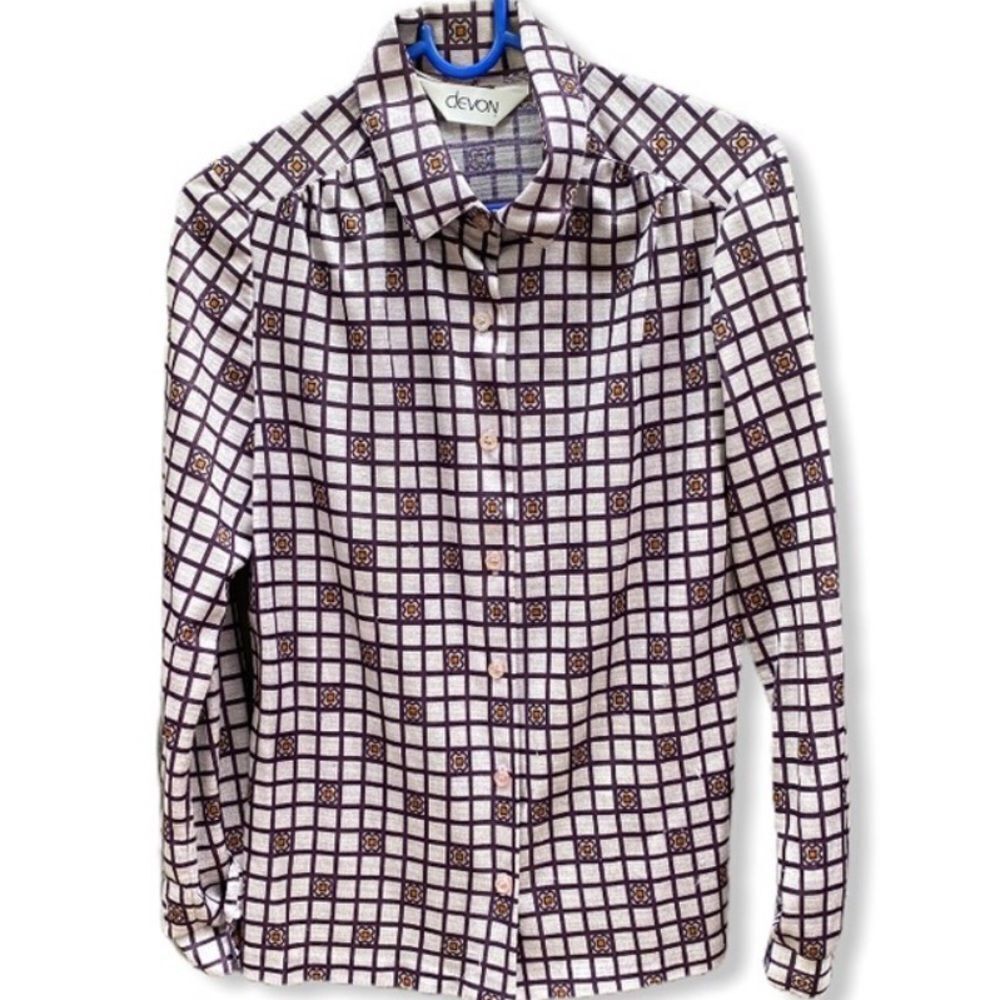 Vintage Devon Polyester Blouse